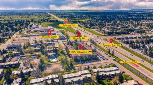 634-11620 Elbow Drive Sw, Calgary, AB - Outdoor With View