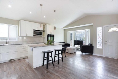 2420 Riverstone Road Se, Calgary, AB - Indoor Photo Showing Kitchen With Upgraded Kitchen