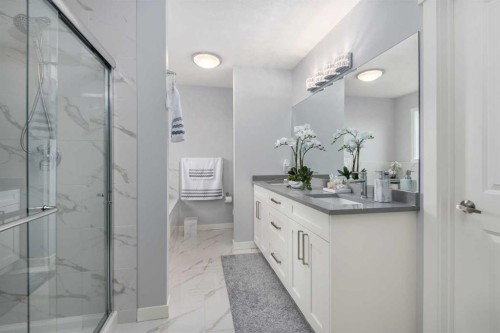 78 Lakes Estates Circle, Strathmore, AB - Indoor Photo Showing Bathroom