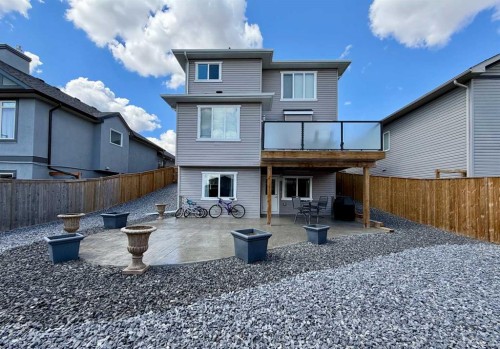 78 Lakes Estates Circle, Strathmore, AB - Outdoor With Deck Patio Veranda