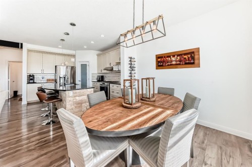 89 Evansdale Landing Nw, Calgary, AB - Indoor Photo Showing Dining Room