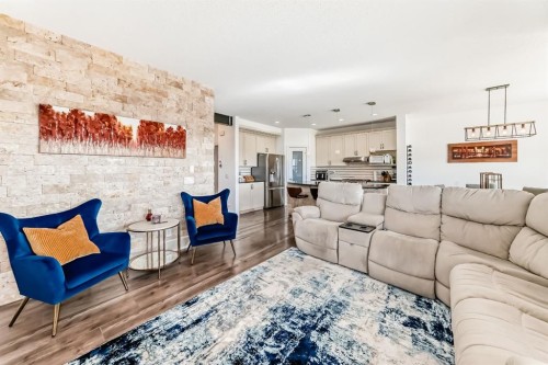 89 Evansdale Landing Nw, Calgary, AB - Indoor Photo Showing Living Room
