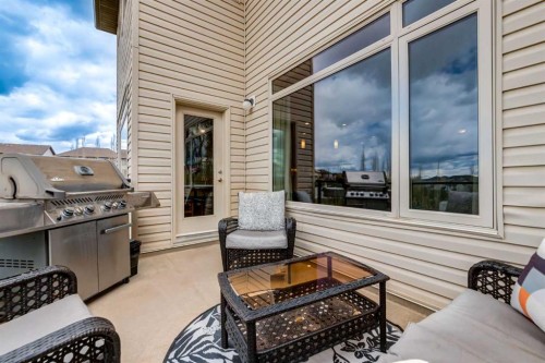 7 Sunset Way, Cochrane, AB - Outdoor With Deck Patio Veranda