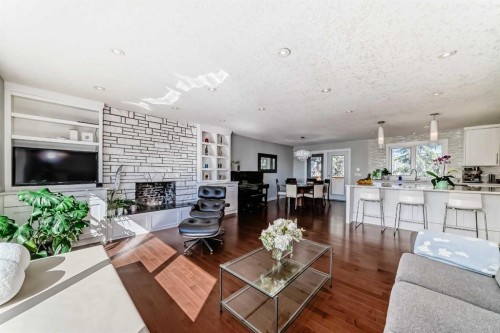 47 Coleridge Crescent Nw, Calgary, AB - Indoor Photo Showing Living Room With Fireplace
