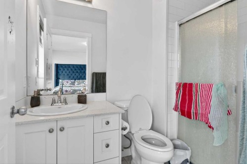 49 Redstone Heath Ne, Calgary, AB - Indoor Photo Showing Bathroom