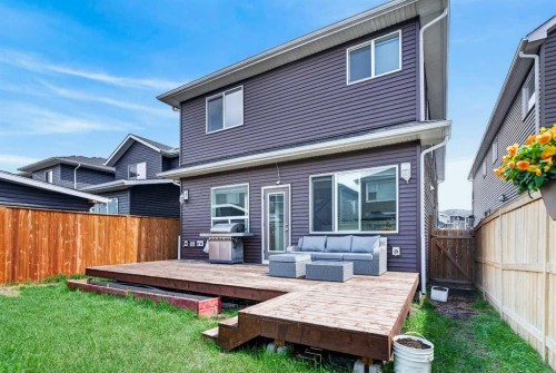 49 Redstone Heath Ne, Calgary, AB - Outdoor With Deck Patio Veranda