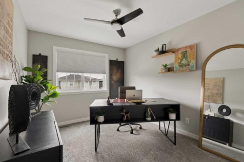 630 Kingsmere Way Se, Airdrie, AB - Indoor Photo Showing Office