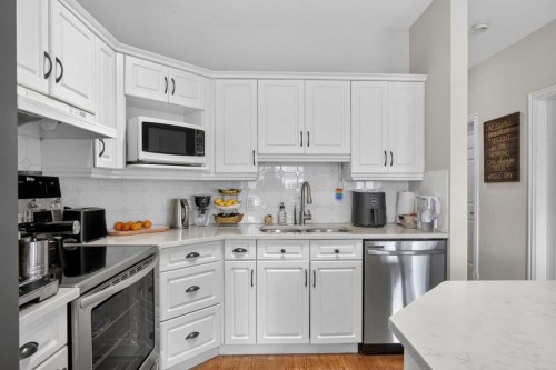 205-2 14 Street Nw, Calgary, AB - Indoor Photo Showing Kitchen With Stainless Steel Kitchen With Double Sink