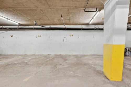 205-2 14 Street Nw, Calgary, AB - Indoor Photo Showing Garage