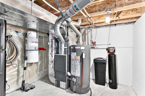 6 Cougarstone Crescent Sw, Calgary, AB - Indoor Photo Showing Basement