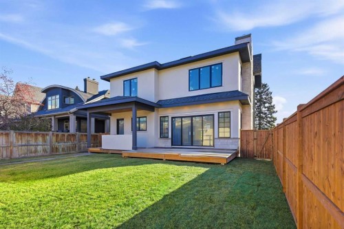 703 35 Street Nw, Calgary, AB - Outdoor With Deck Patio Veranda
