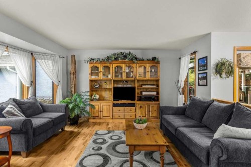 146 Cougar Point Road, Canmore, AB - Indoor Photo Showing Living Room