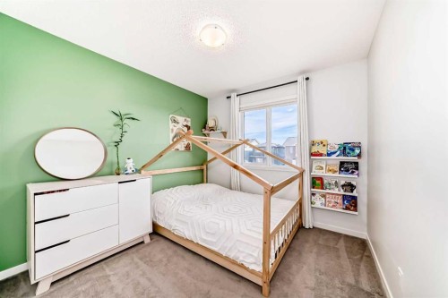 196 Dawson Drive, Chestermere, AB - Indoor Photo Showing Bedroom