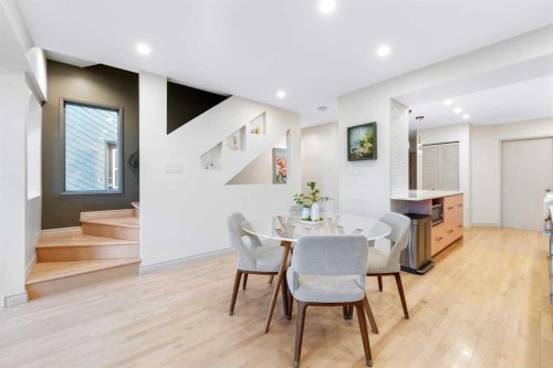 2531 7 Avenue Nw, Calgary, AB - Indoor Photo Showing Dining Room