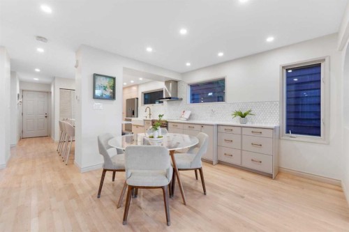 2531 7 Avenue Nw, Calgary, AB - Indoor Photo Showing Dining Room
