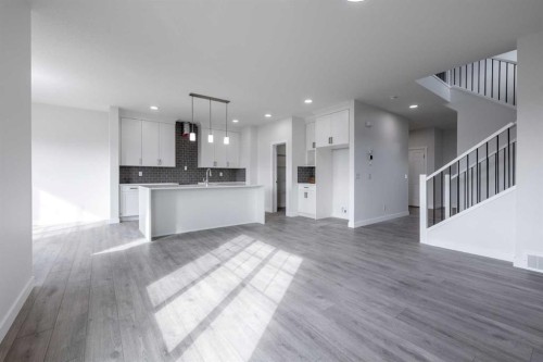 67 Amber View, Balzac, AB - Indoor Photo Showing Kitchen