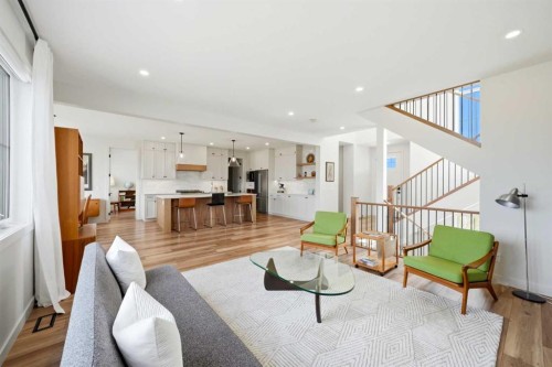 24 Monterra Landing, Cochrane Lake, AB - Indoor Photo Showing Living Room