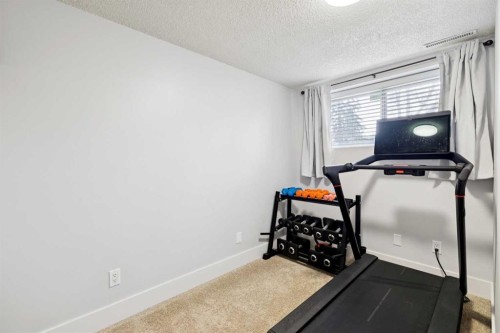 162 Fyffe Road Se, Calgary, AB - Indoor Photo Showing Gym Room