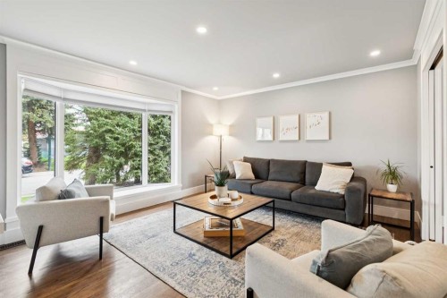 162 Fyffe Road Se, Calgary, AB - Indoor Photo Showing Living Room