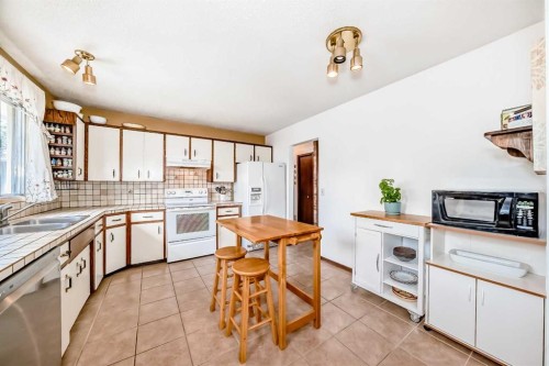 5539 Dalhart Road Nw, Calgary, AB - Indoor Photo Showing Kitchen With Double Sink
