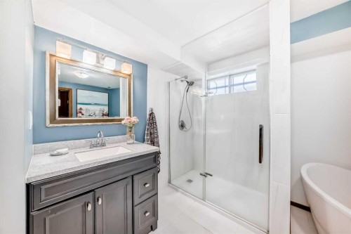 5539 Dalhart Road Nw, Calgary, AB - Indoor Photo Showing Bathroom