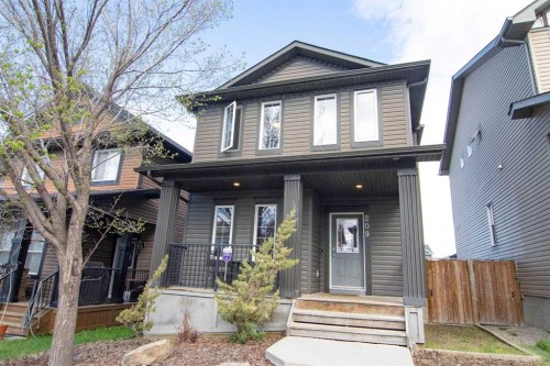 209 Evansdale Landing Nw, Calgary, AB - Outdoor With Deck Patio Veranda With Facade
