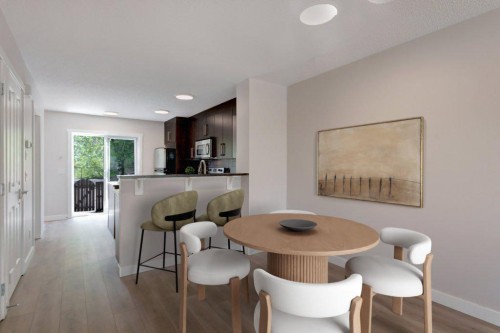 95 Aspen Hills Drive Sw, Calgary, AB - Indoor Photo Showing Dining Room