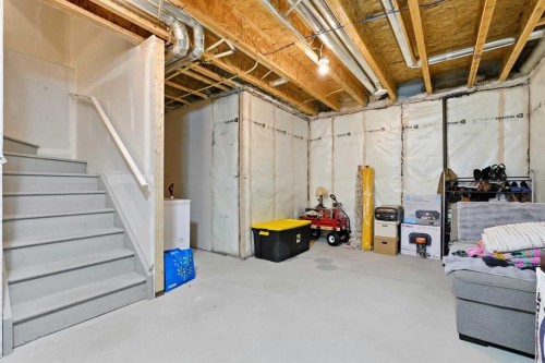 328 Bayview Street Sw, Airdrie, AB - Indoor Photo Showing Basement