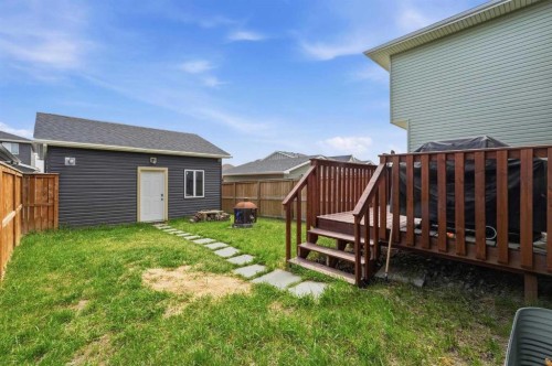 328 Bayview Street Sw, Airdrie, AB - Outdoor With Deck Patio Veranda With Exterior