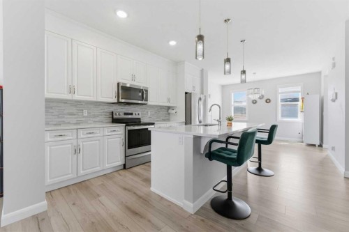 151 Evanscrest Park Nw, Calgary, AB - Indoor Photo Showing Kitchen With Stainless Steel Kitchen With Upgraded Kitchen