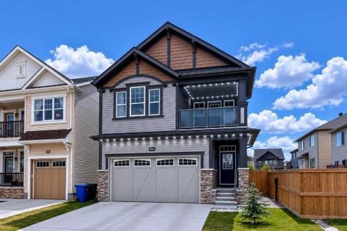 304 Windrow Crescent Sw, Airdrie, AB - Outdoor With Balcony With Facade