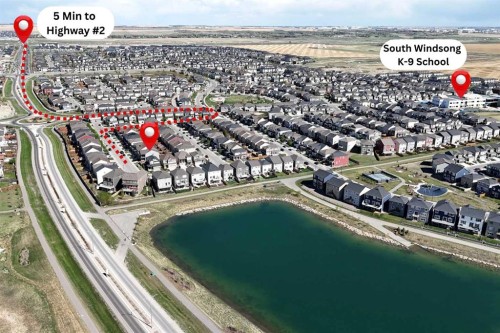 304 Windrow Crescent Sw, Airdrie, AB - Outdoor With Body Of Water With View