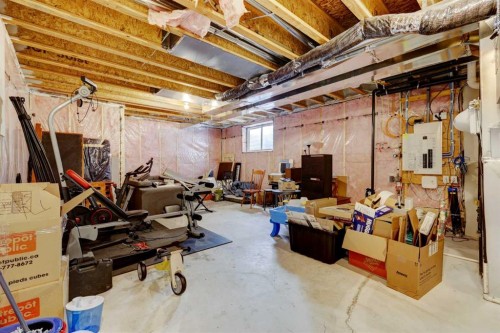 314 Midgrove Link Sw, Airdrie, AB - Indoor Photo Showing Basement