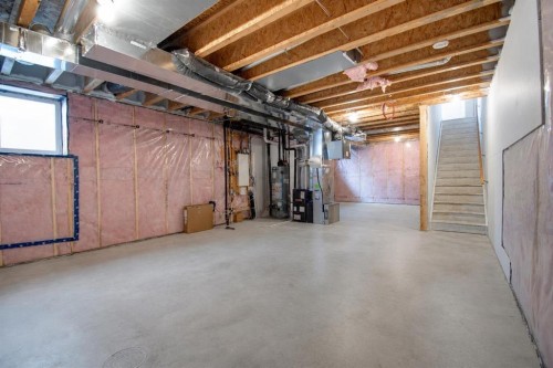 314 Midgrove Link Sw, Airdrie, AB - Indoor Photo Showing Basement