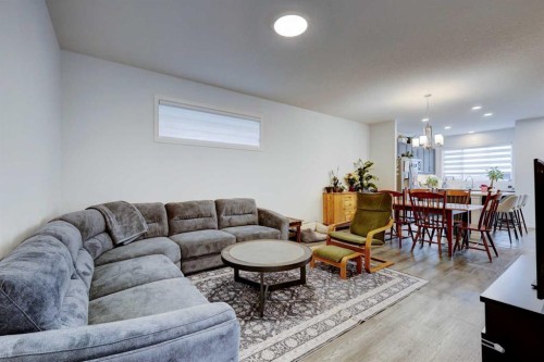 314 Midgrove Link Sw, Airdrie, AB - Indoor Photo Showing Living Room
