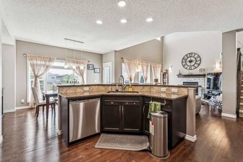 108 Seagreen Lane, Chestermere, AB - Indoor Photo Showing Kitchen