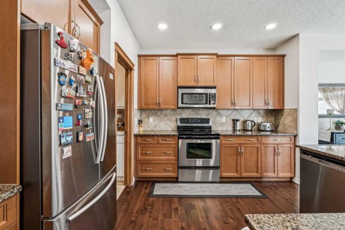 108 Seagreen Lane, Chestermere, AB - Indoor Photo Showing Kitchen With Stainless Steel Kitchen