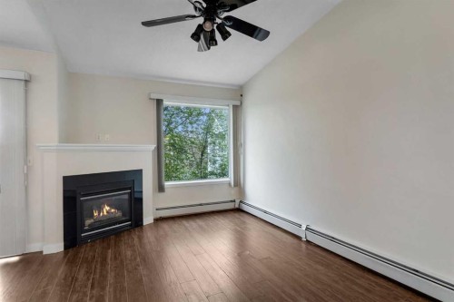 307-1307 Valleyview Park Se, Calgary, AB - Indoor Photo Showing Living Room With Fireplace