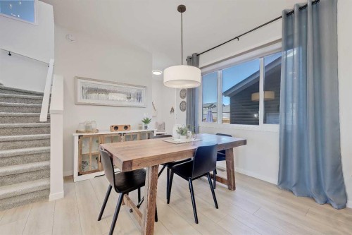164 Setonstone Manor Se, Calgary, AB - Indoor Photo Showing Dining Room