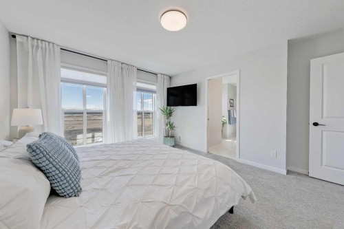 164 Setonstone Manor Se, Calgary, AB - Indoor Photo Showing Bedroom