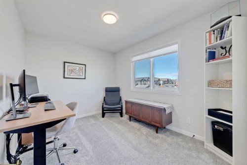 164 Setonstone Manor Se, Calgary, AB - Indoor Photo Showing Office