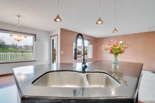 161 Panamount Close Nw, Calgary, AB - Indoor Photo Showing Kitchen With Double Sink