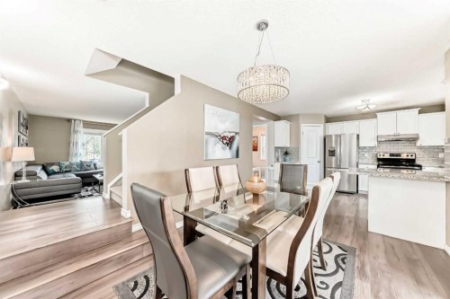 92 Covehaven Road Ne, Calgary, AB - Indoor Photo Showing Dining Room