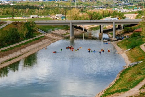 2048 26 Street Se, Calgary, AB - Outdoor With Body Of Water With View