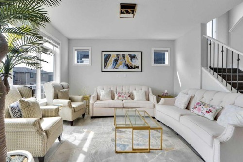 3 Rivercrest Common, Cochrane, AB - Indoor Photo Showing Living Room