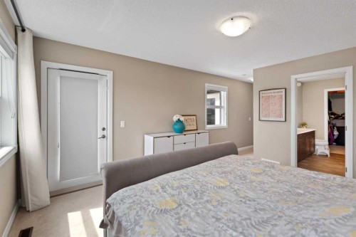 79 Cornerstone Passage Ne, Calgary, AB - Indoor Photo Showing Bedroom