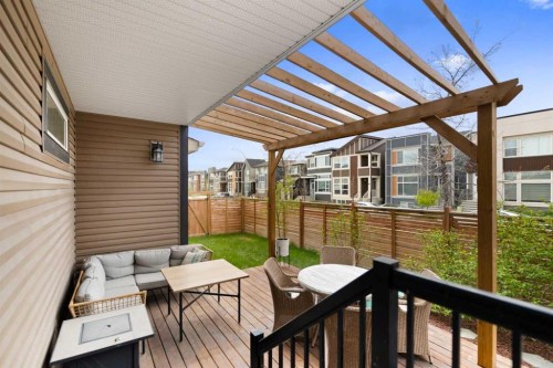 79 Cornerstone Passage Ne, Calgary, AB - Outdoor With Deck Patio Veranda With Exterior