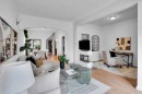 614 19 Avenue Nw, Calgary, AB  - Indoor Photo Showing Living Room 