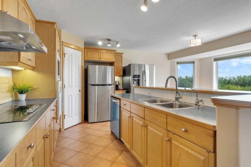 9 Panorama Hills Manor Nw, Calgary, AB - Indoor Photo Showing Kitchen With Double Sink