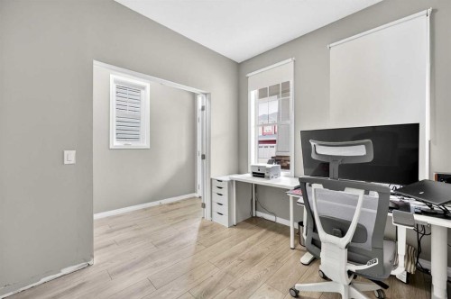 293 Windrow Crescent Sw, Airdrie, AB - Indoor Photo Showing Office